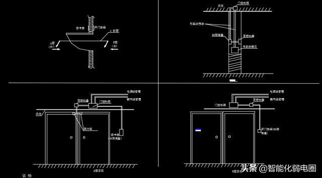 门禁系统基础知识要点，门禁系统安装系统图、大样图，值得收藏-第15张图片-深圳弱电安装公司|深圳弱电安装工程|深圳弱电系统集成-【众番科技】