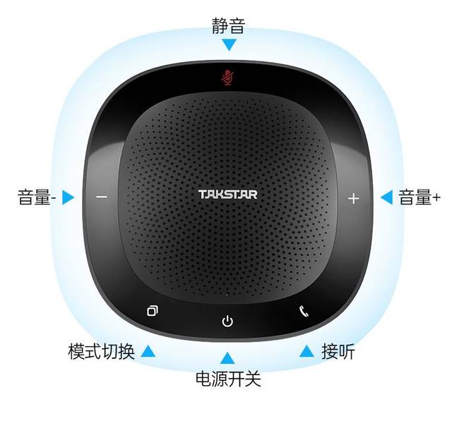 云视频会议随时开启 得胜CS-200 全向会议麦克风音箱 值得入手-第5张图片-深圳弱电安装公司|深圳弱电安装工程|深圳弱电系统集成-【众番科技】