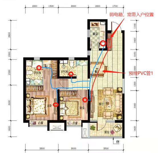 如何在装修时提前做好网络布线-第6张图片-深圳弱电安装公司|深圳弱电安装工程|深圳弱电系统集成-【众番科技】