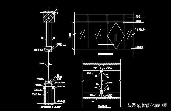 一套实用的智能化弱电系统大样图，可以作为弱电项目CAD设计素材-第19张图片-深圳弱电安装公司|深圳弱电安装工程|深圳弱电系统集成-【众番科技】