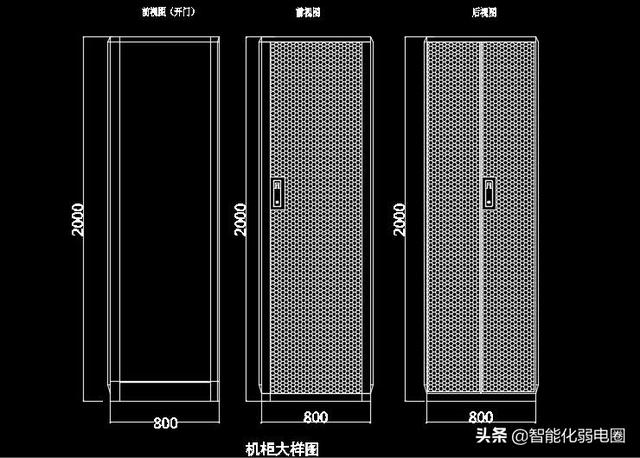 一套实用的智能化弱电系统大样图，可以作为弱电项目CAD设计素材-第30张图片-深圳弱电安装公司|深圳弱电安装工程|深圳弱电系统集成-【众番科技】