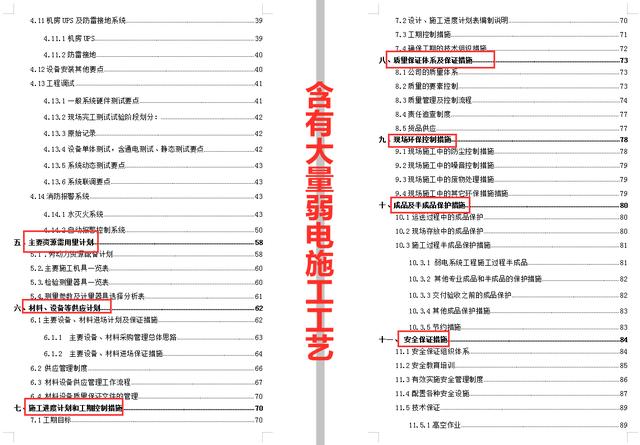 弱电不好做？94页建筑弱电施工方案汇总，包含大量弱电施工工艺-第3张图片-深圳弱电安装公司|深圳弱电安装工程|深圳弱电系统集成-【众番科技】