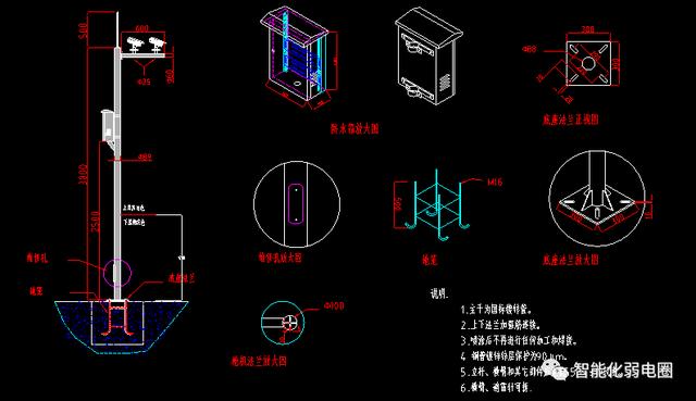 整理齐全的弱电系统图，弱电大样图，值得下载学习-第75张图片-深圳弱电安装公司|深圳弱电安装工程|深圳弱电系统集成-【众番科技】