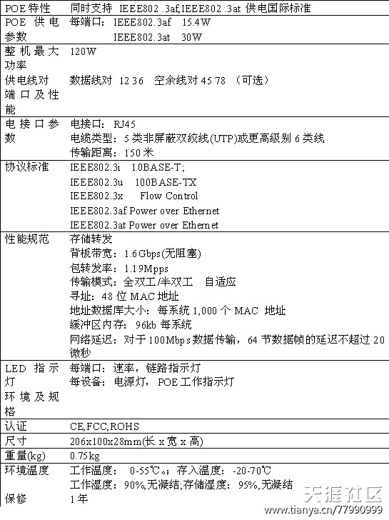 8口POE供电交换机-第2张图片-深圳弱电安装公司|深圳弱电安装工程|深圳弱电系统集成-【众番科技】